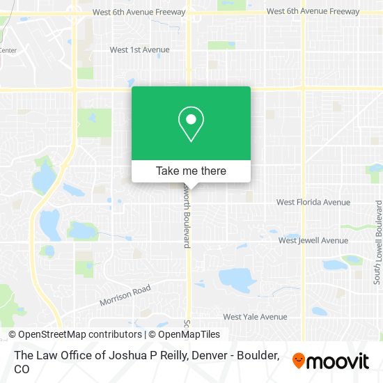 Mapa de The Law Office of Joshua P Reilly