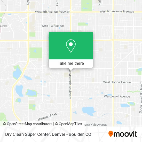Dry Clean Super Center map