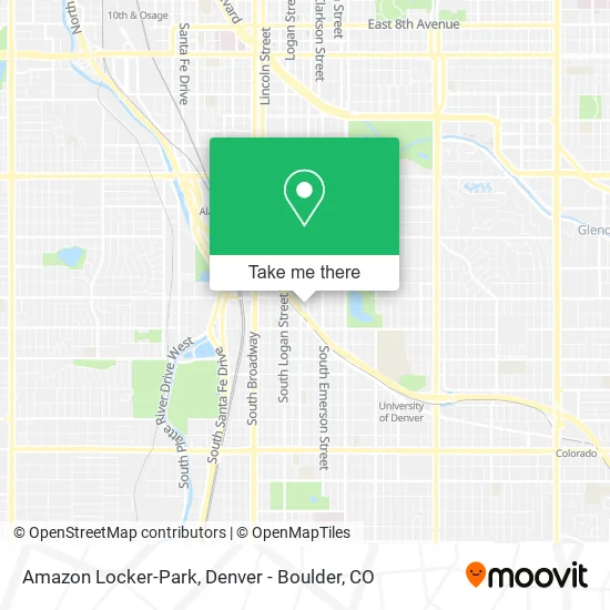 Amazon Locker-Park map