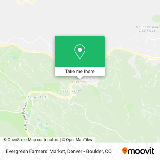 Evergreen Farmers' Market map