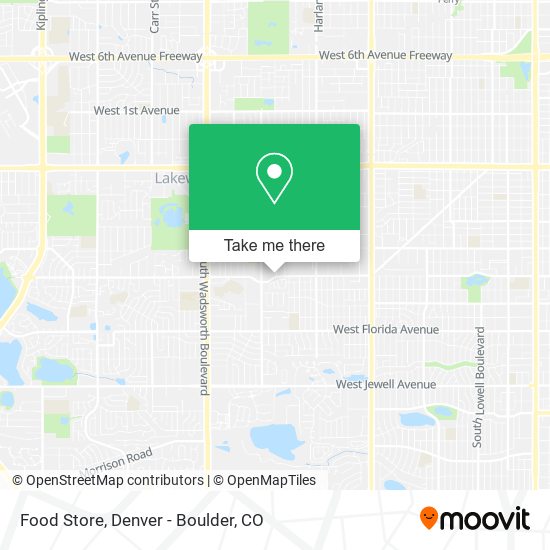 Mapa de Food Store