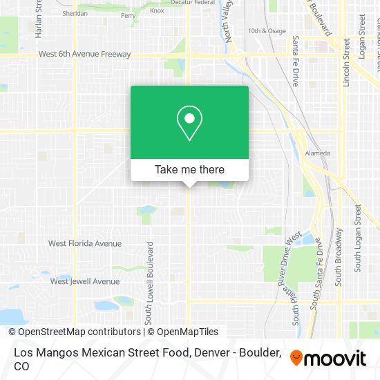 Los Mangos Mexican Street Food map