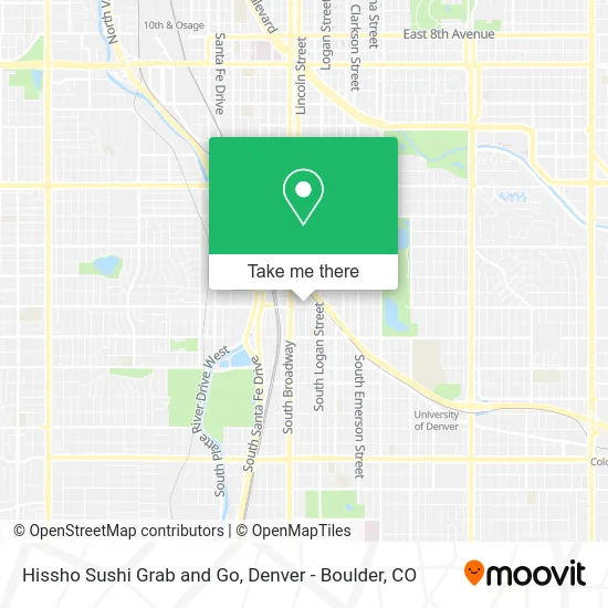 Hissho Sushi Grab and Go map