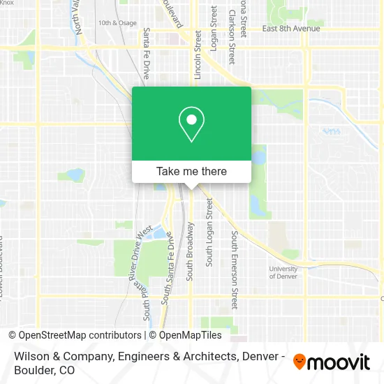 Wilson & Company, Engineers & Architects map