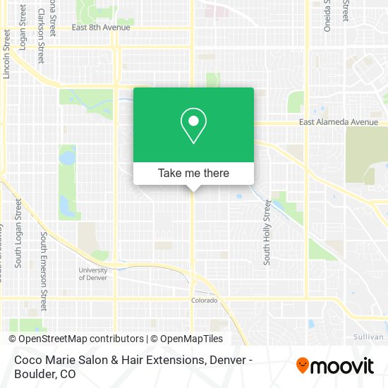 Coco Marie Salon & Hair Extensions map