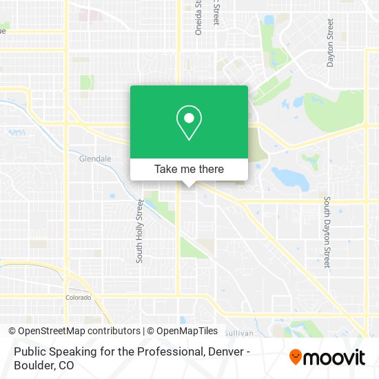 Public Speaking for the Professional map