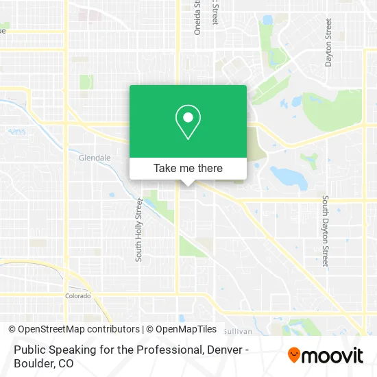 Public Speaking for the Professional map