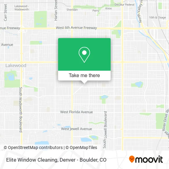 Elite Window Cleaning map