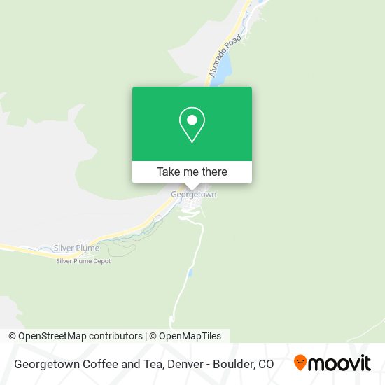 Georgetown Coffee and Tea map