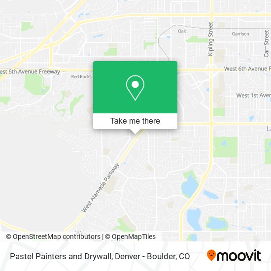 Pastel Painters and Drywall map