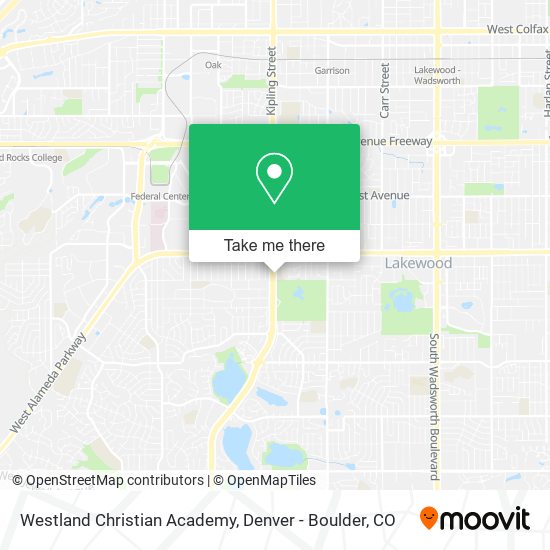 Mapa de Westland Christian Academy