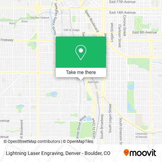 Lightning Laser Engraving map