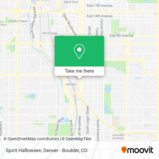 Spirit Halloween map