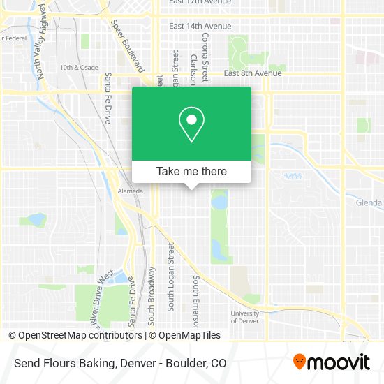 Mapa de Send Flours Baking