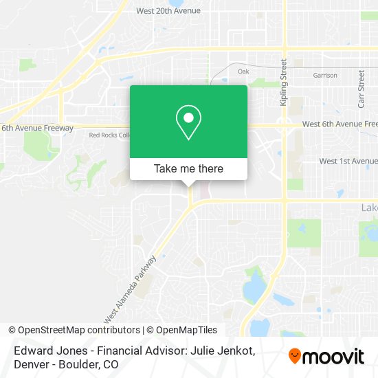 Mapa de Edward Jones - Financial Advisor: Julie Jenkot