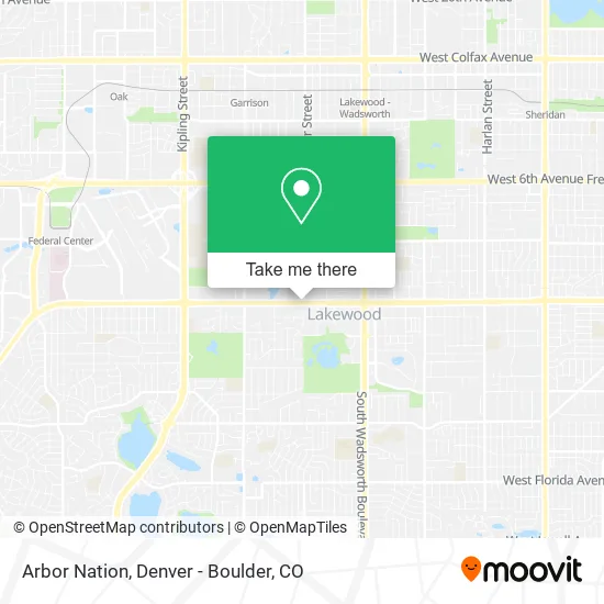Arbor Nation map