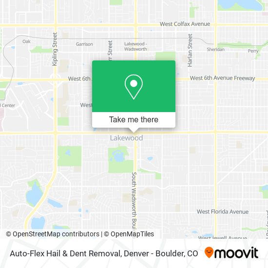 Auto-Flex Hail & Dent Removal map