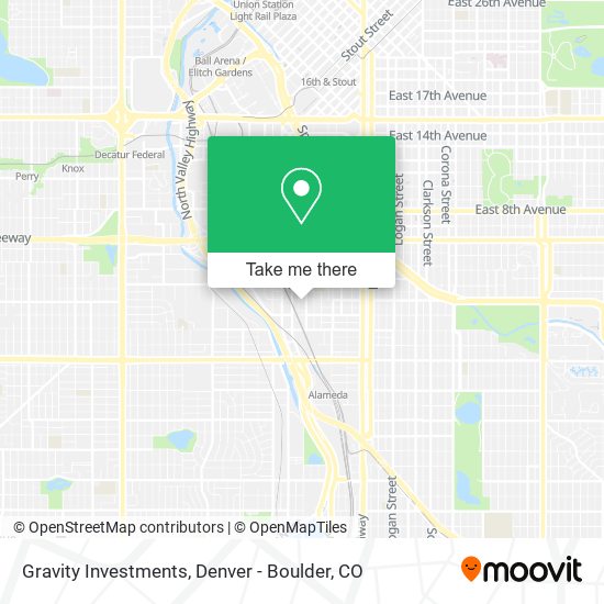 Gravity Investments map
