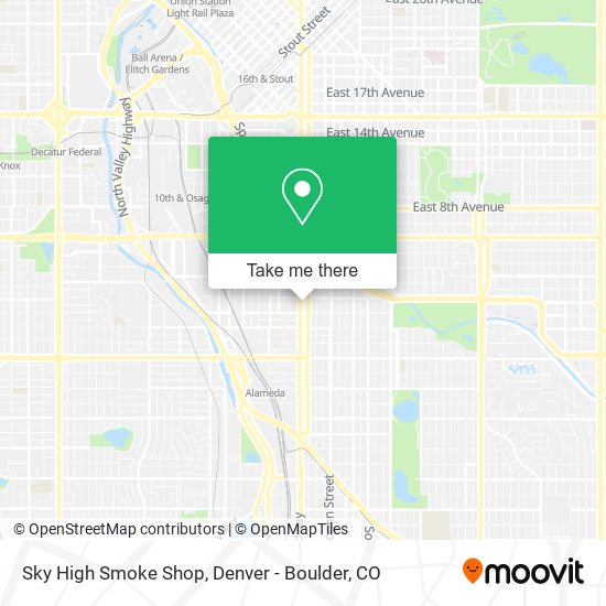 Sky High Smoke Shop map
