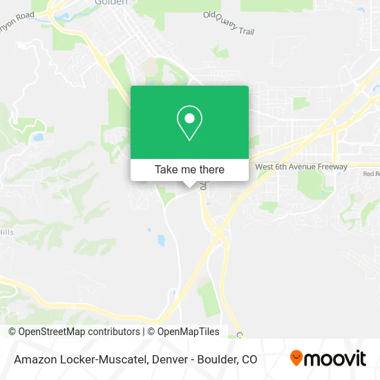 Amazon Locker-Muscatel map