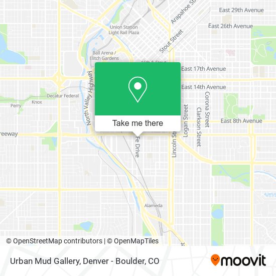 Urban Mud Gallery map