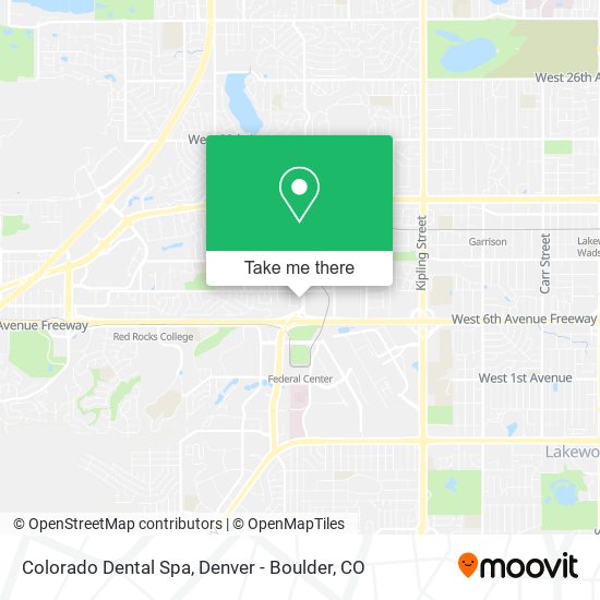Colorado Dental Spa map