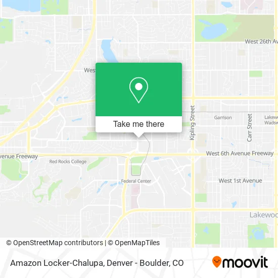Amazon Locker-Chalupa map