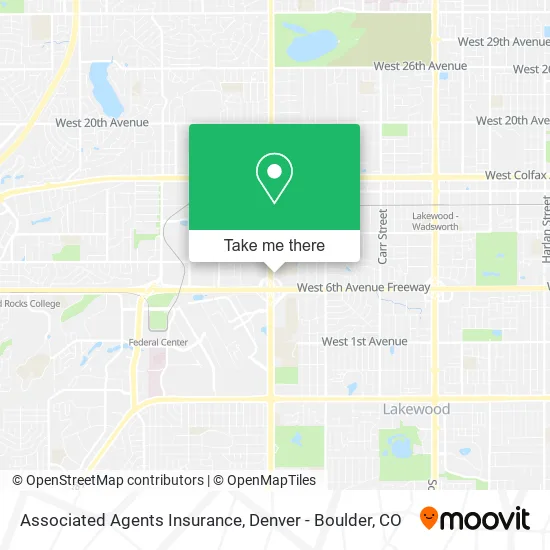 Associated Agents Insurance map