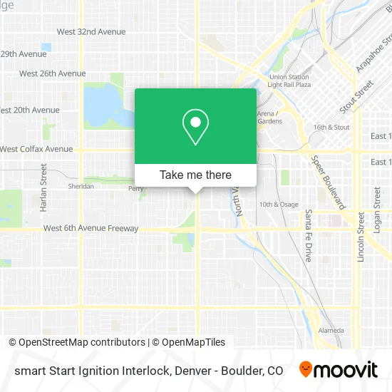 smart Start Ignition Interlock map