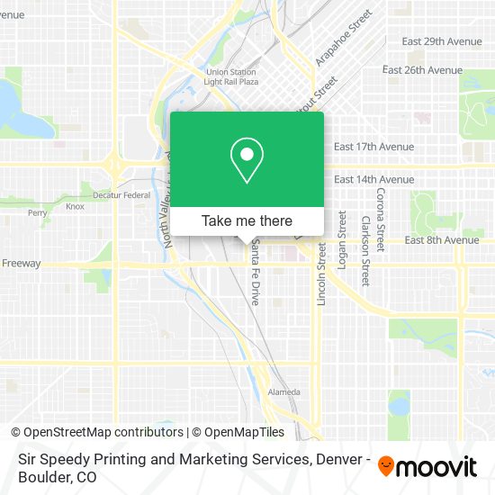 Sir Speedy Printing and Marketing Services map
