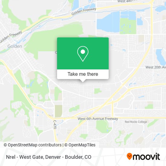 Nrel - West Gate map