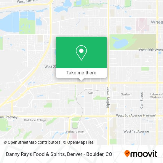 Mapa de Danny Ray's Food & Spirits