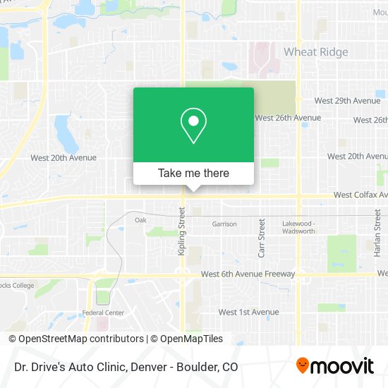 Mapa de Dr. Drive's Auto Clinic