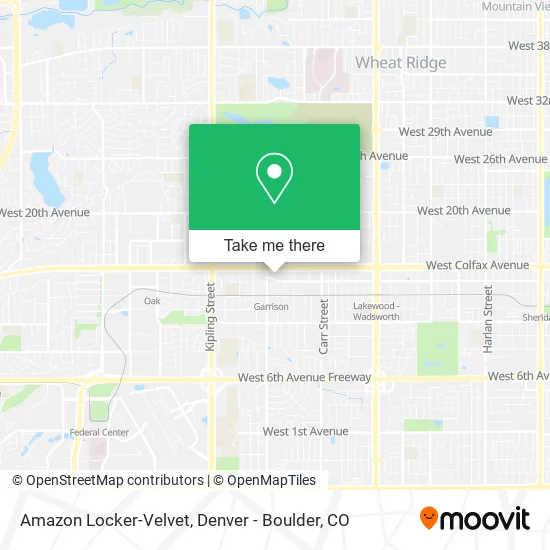 Amazon Locker-Velvet map