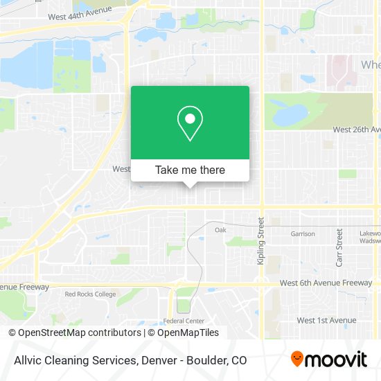 Mapa de Allvic Cleaning Services