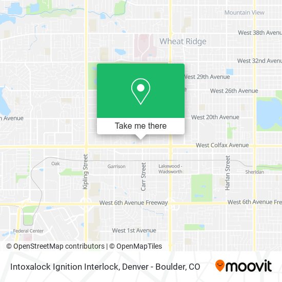 Mapa de Intoxalock Ignition Interlock