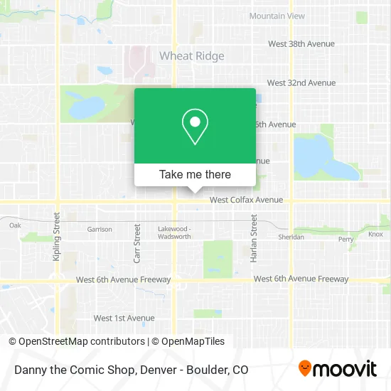 Danny the Comic Shop map