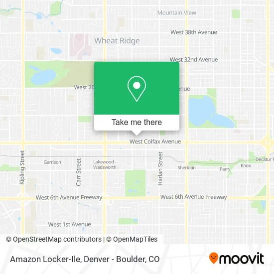 Amazon Locker-Ile map