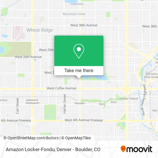 Amazon Locker-Fondu map