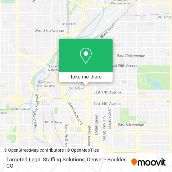 Targeted Legal Staffing Solutions map