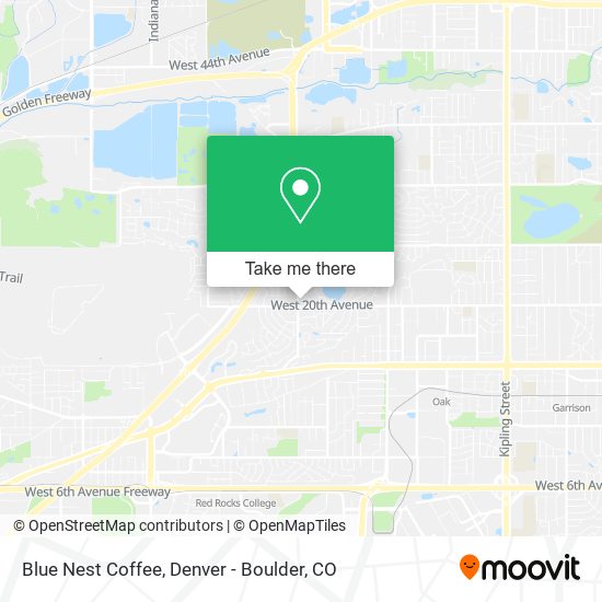 Mapa de Blue Nest Coffee