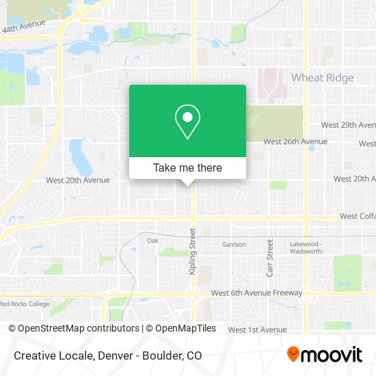 Creative Locale map
