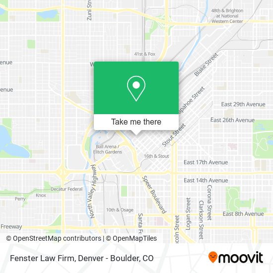 Fenster Law Firm map