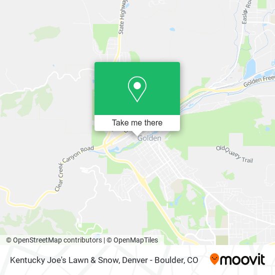 Kentucky Joe's Lawn & Snow map