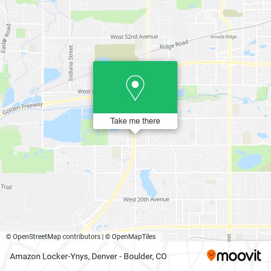 Amazon Locker-Ynys map