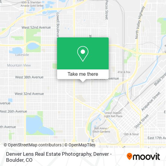 Denver Lens Real Estate Photography map