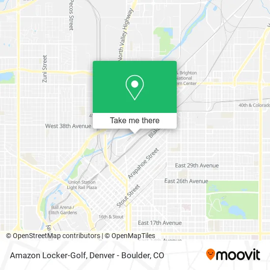 Amazon Locker-Golf map
