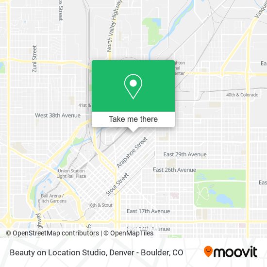 Beauty on Location Studio map