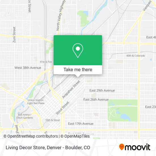 Living Decor Store map