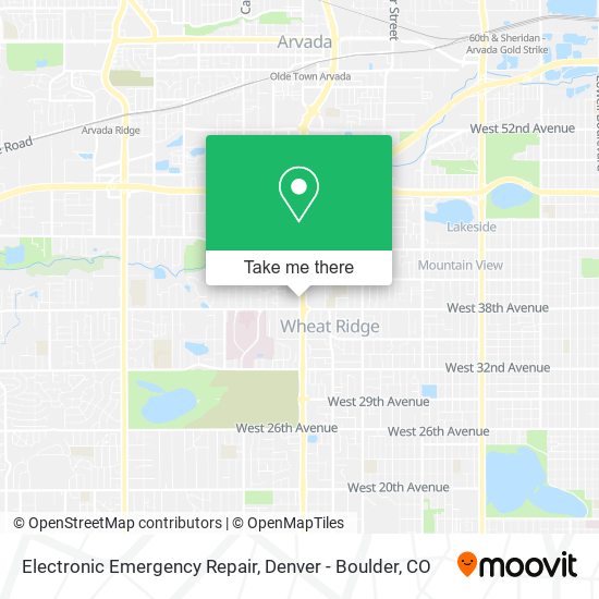 Electronic Emergency Repair map